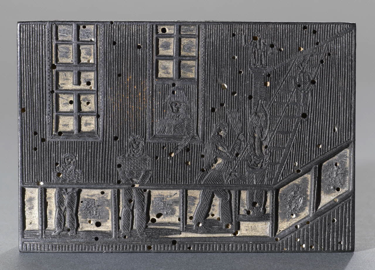 bois d'impression Scène d'exécution 1977.3.25 Photo RMN-Grand Palais (Mucem)