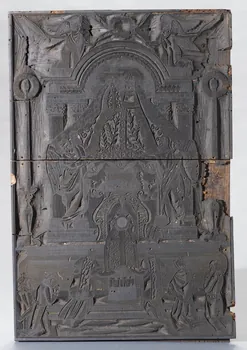 bois d'impression Notre-Dame de Fourvières (?) 1985.4.10 Photo RMN-Grand Palais (Mucem)