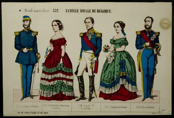 estampe FAMILLE ROYALE DE BELGIQUE 1953.86.810 Photo