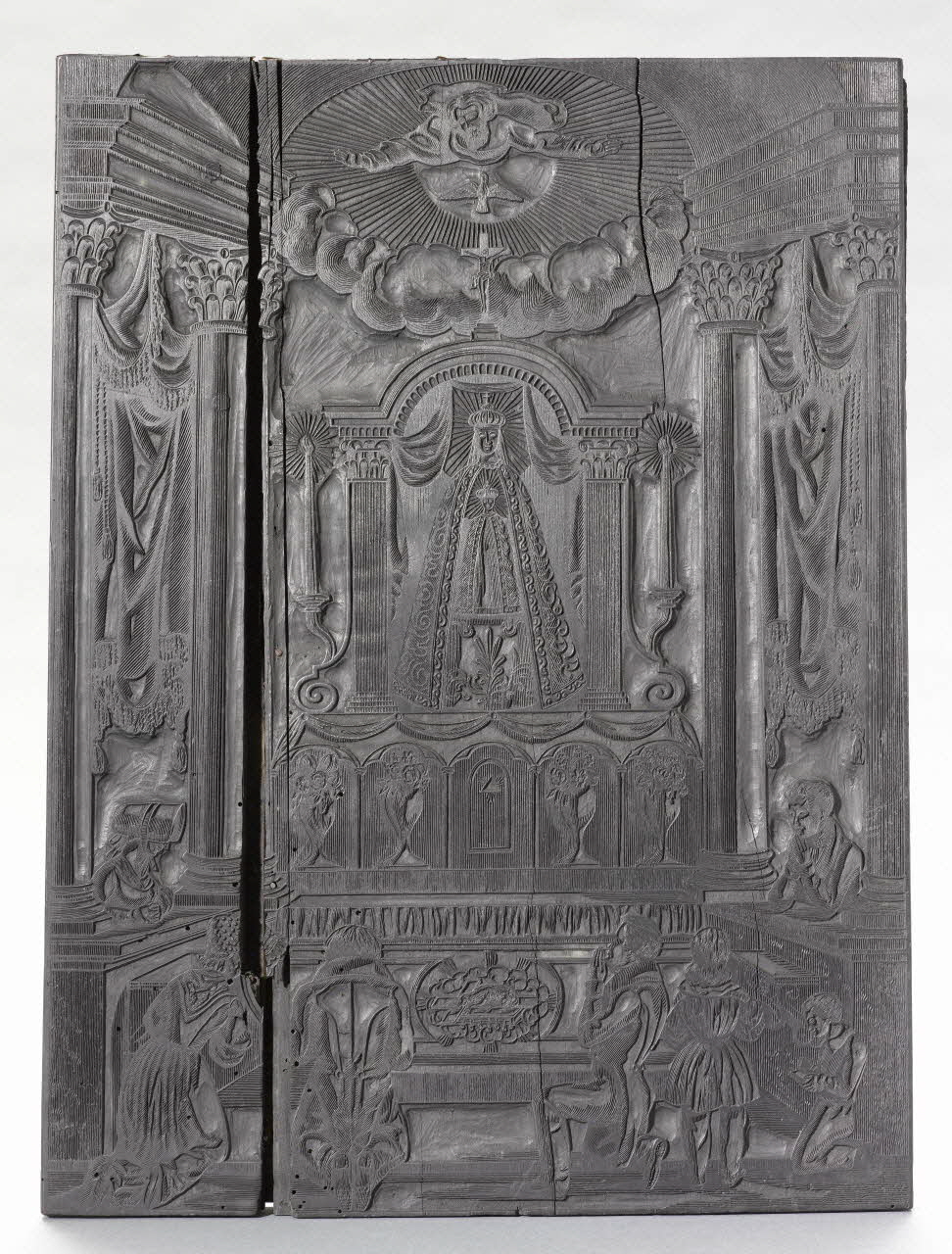 bois d'impression Notre Dame de Liesse 1980.15.9 Photo RMN-Grand Palais (Mucem)