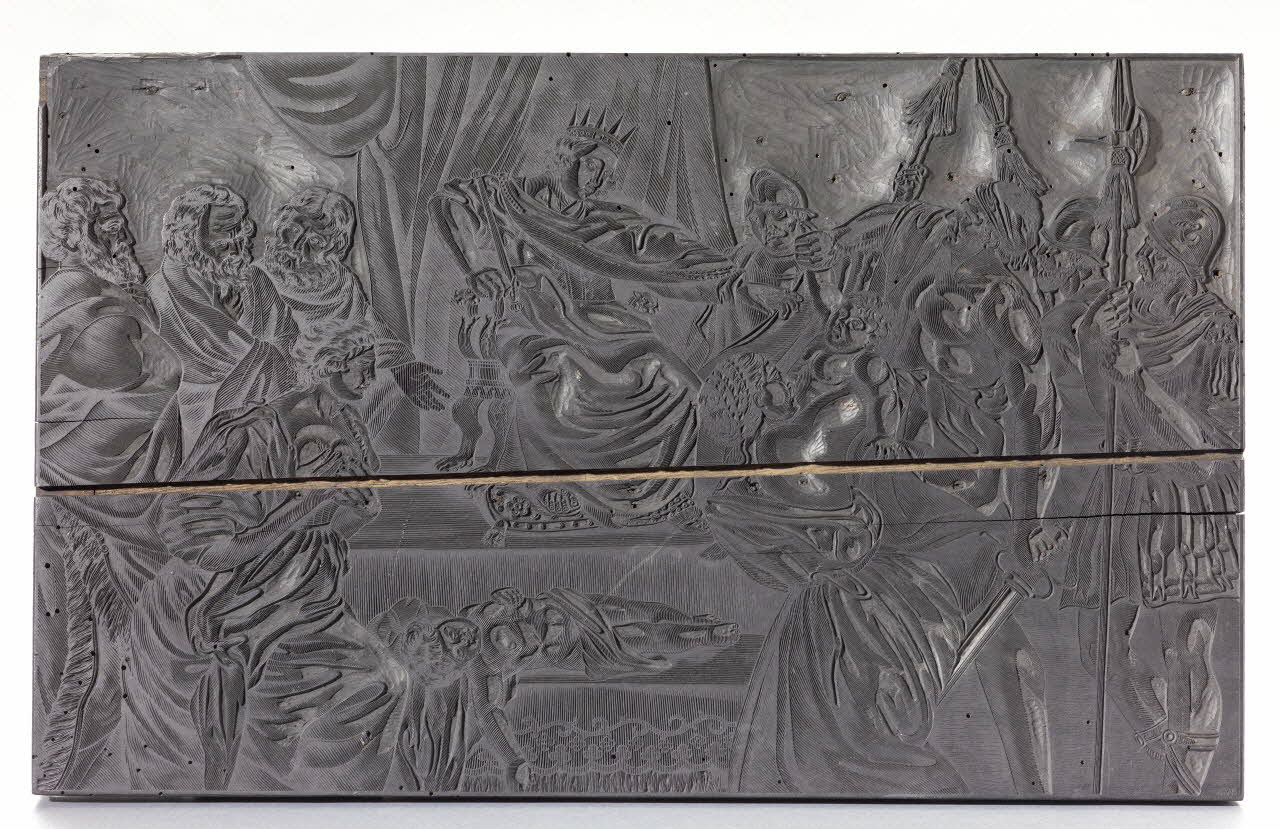 bois d'impression Le Jugement de Salomon 1980.15.13 Photo RMN-Grand Palais (Mucem)