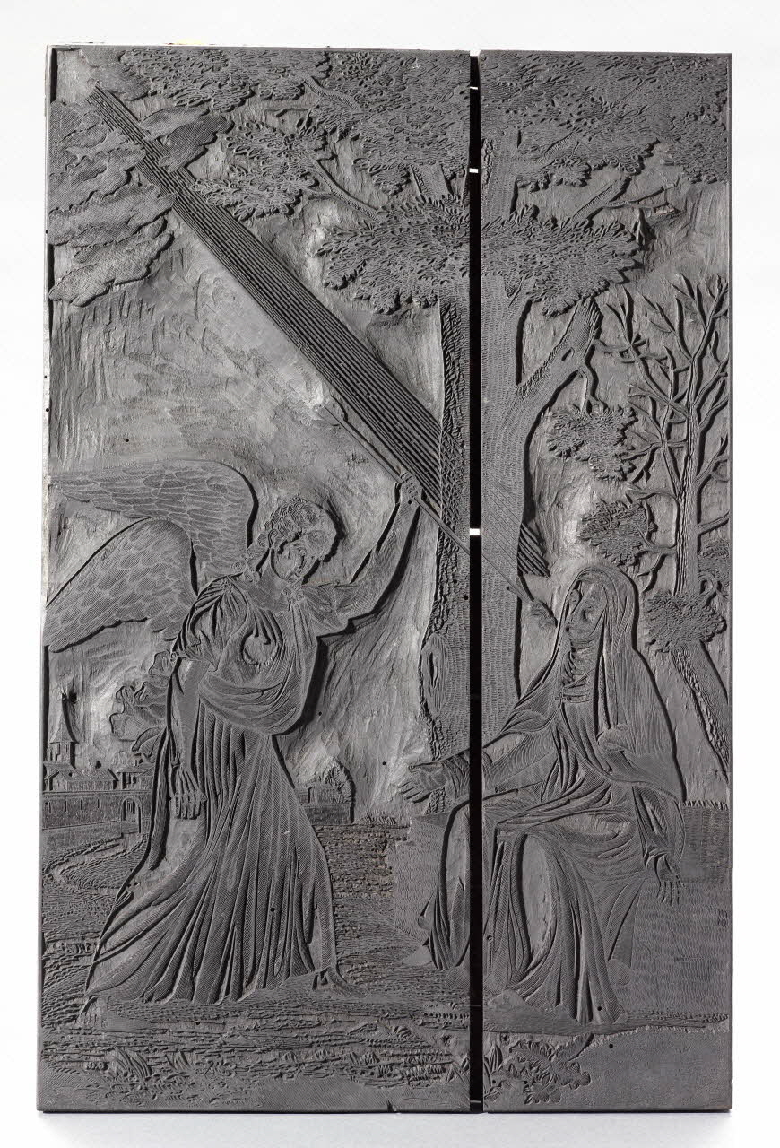 bois d'impression Sainte Thérèse de Jesus 1980.15.20 Photo RMN-Grand Palais (Mucem)