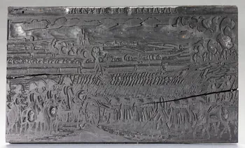bois d'impression Bataille de LUTZEN 1980.15.23 Photo RMN-Grand Palais (Mucem)