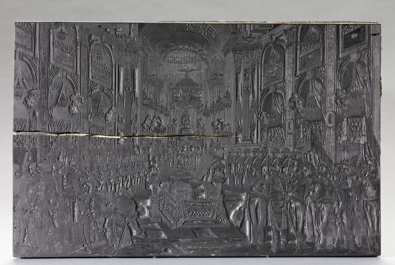 bois d'impression Intérieur de l'Eglise des INVALIDES 1980.15.28 Photo RMN-Grand Palais (Mucem)