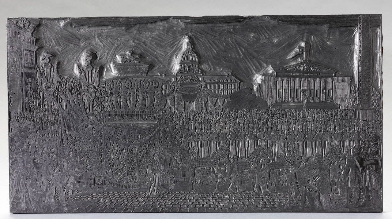 bois d'impression Translation des cendres de Napoléon 1980.15.29 Photo RMN-Grand Palais (Mucem)