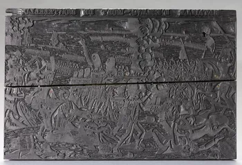 bois d'impression BATAILLE D'ESLING - MORT DE MONTEBELLO 1980.15.30 Photo RMN-Grand Palais (Mucem)