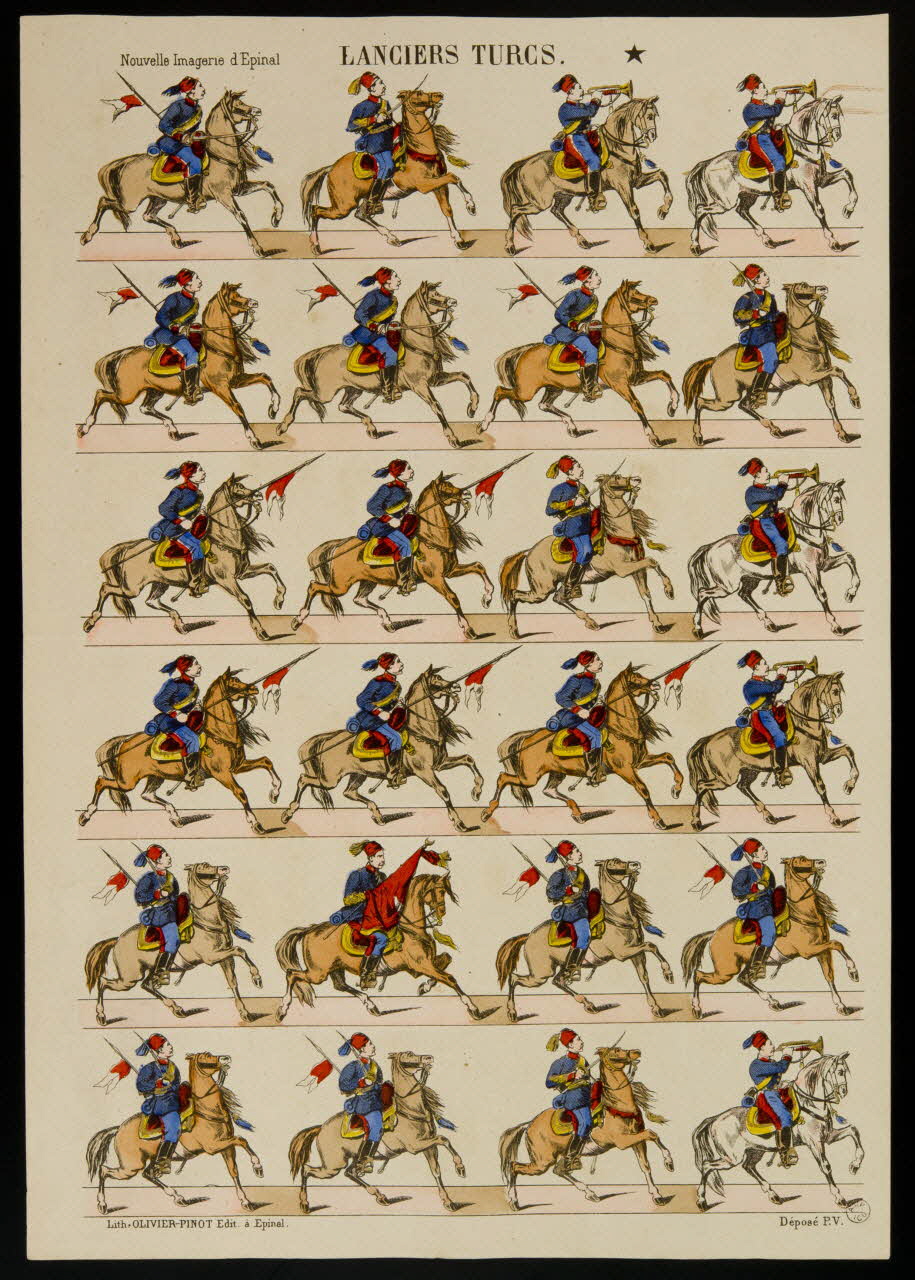 estampe LANCIERS TURCS. 1953.86.895 Photo
