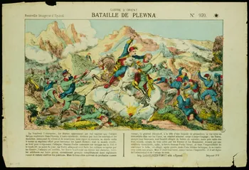 estampe BATAILLE DE PLEWNA. 1953.86.903 Photo