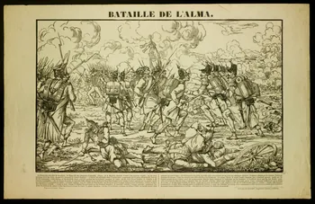 estampe BATAILLE DE L'ALMA. 1953.86.926  Photo