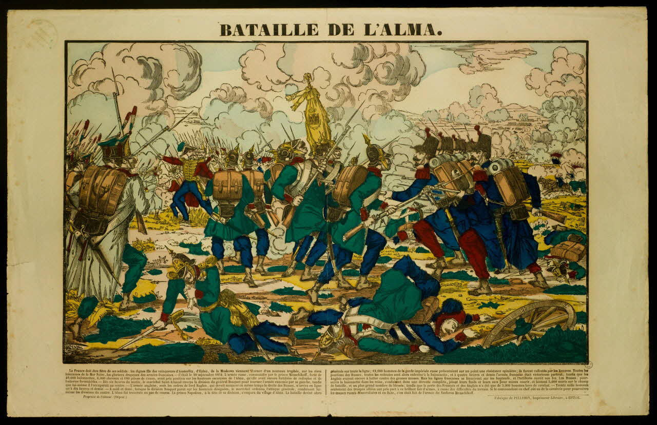 estampe BATAILLE DE L'ALMA. 1953.86.927 Photo
