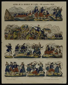 estampe SCENES DE LA BATAILLE DE L'ALMA. - 20 septembre 1854. 1953.86.930  Photo