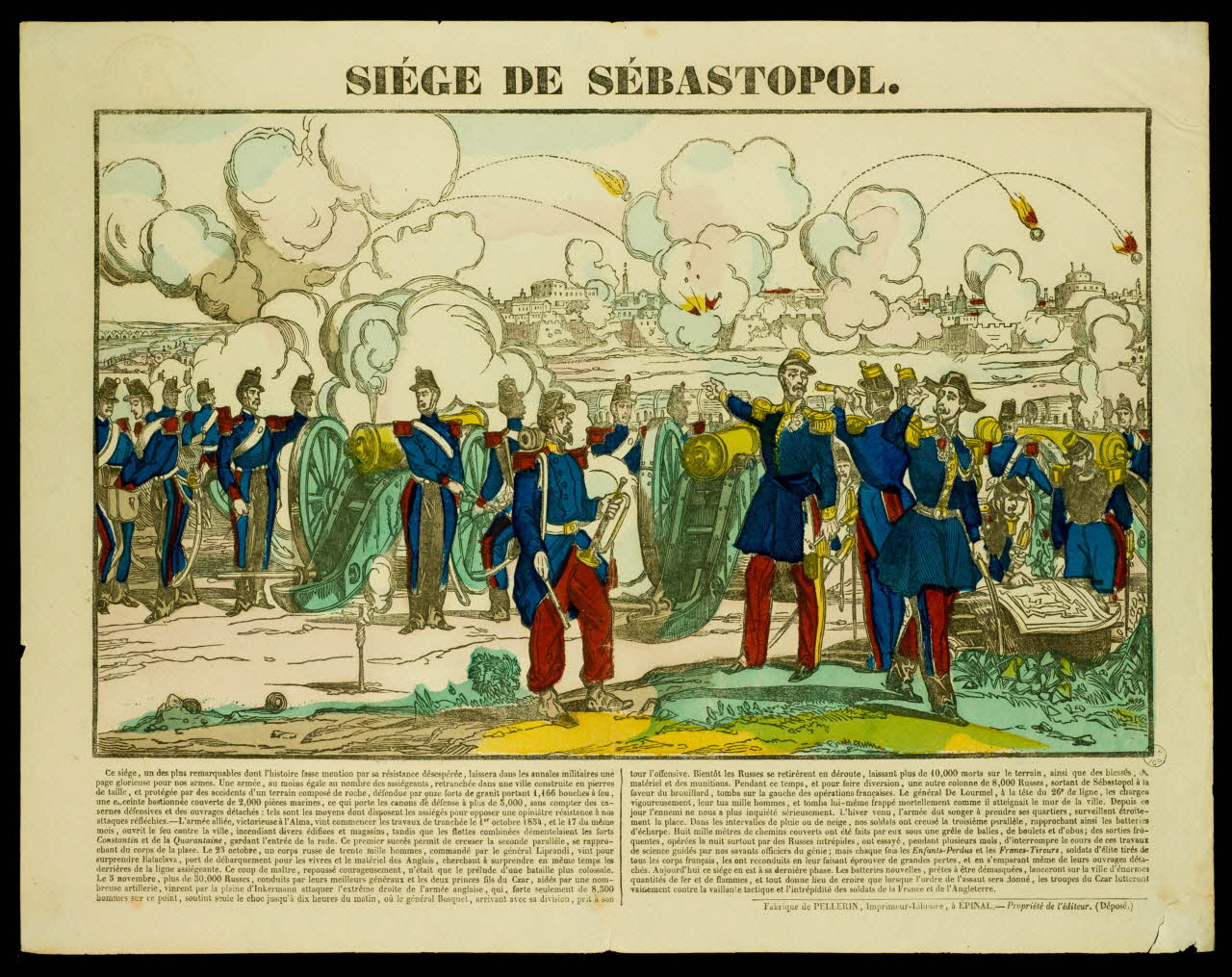 estampe SIEGE DE SEBASTOPOL. 1953.86.932 Photo
