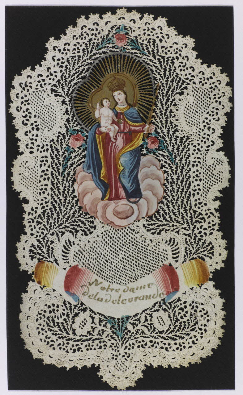 canivet, dessin Notre dame  deladelevrande (sic) 1970.47.19 Photo RMN-Grand Palais (Mucem)