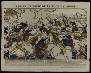 estampe ASSAUT ET PRISE DE LA TOUR MALAKOFF. 1953.86.945 Photo
