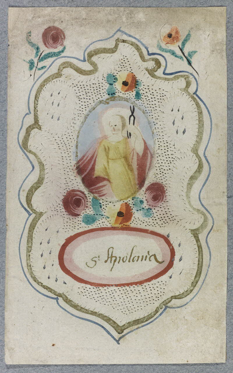 canivet, dessin S. Apolonia 1970.47.22 Photo RMN-Grand Palais (Mucem)