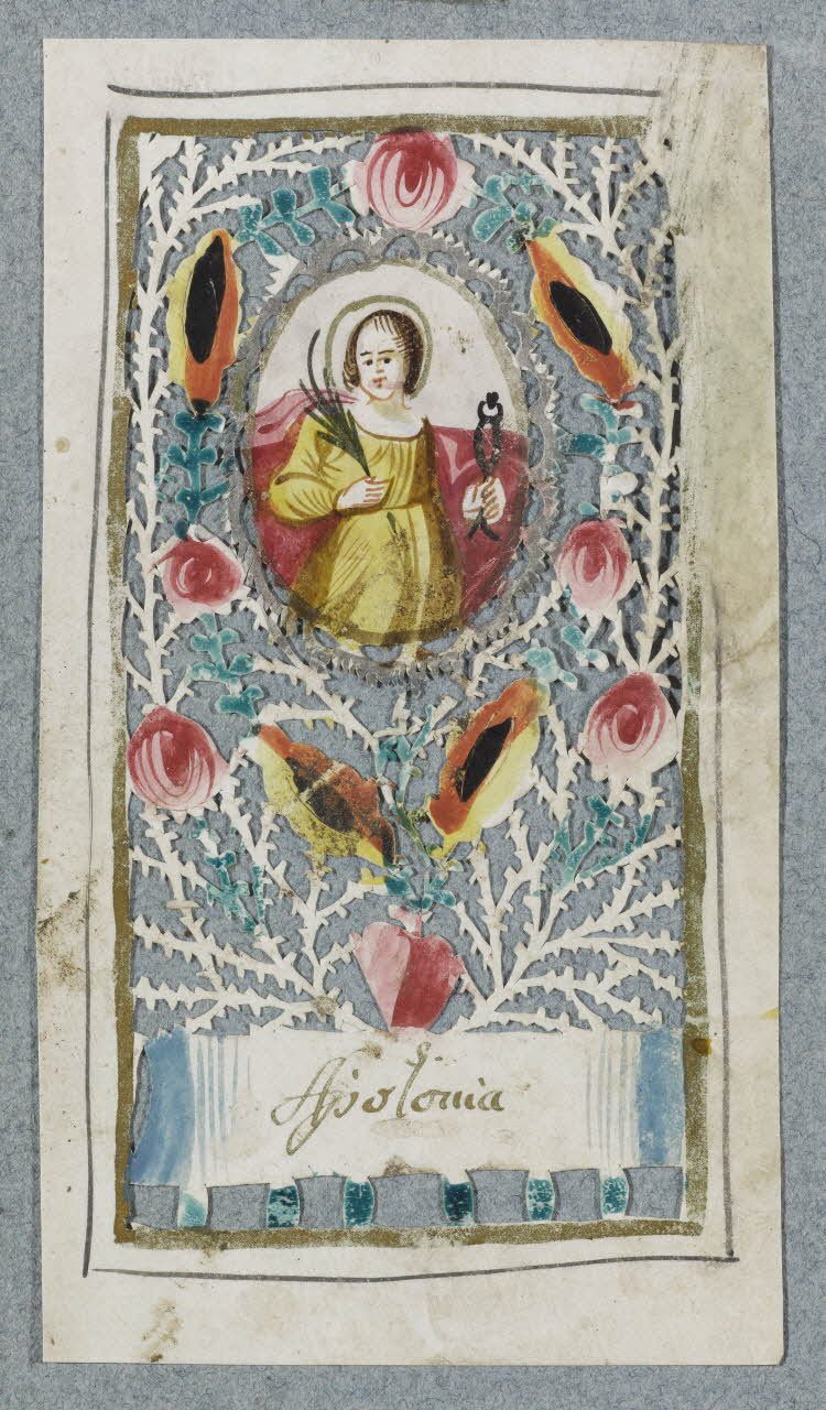 canivet, dessin S. Apolonia 1970.47.35 Photo RMN-Grand Palais (Mucem)