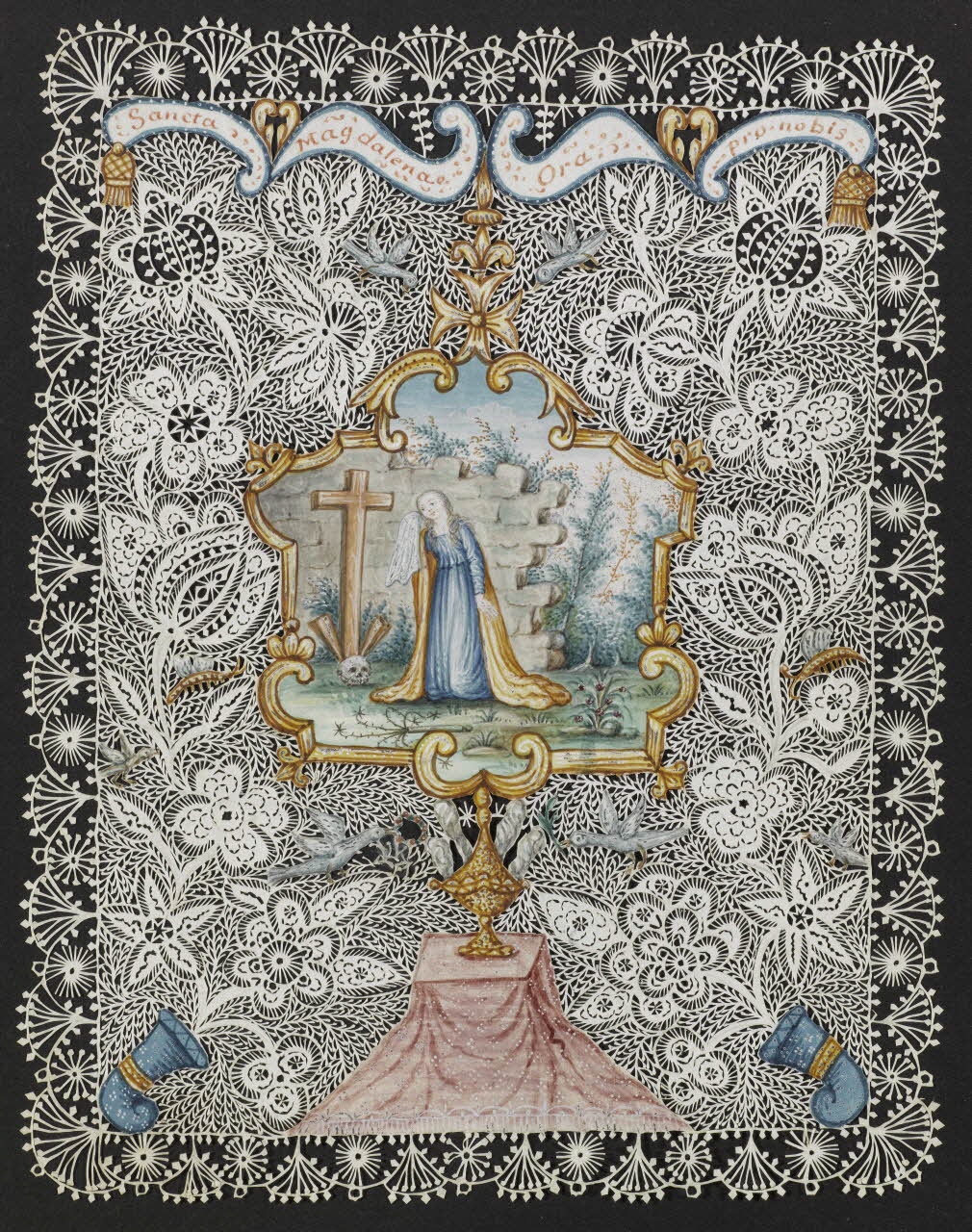 canivet, dessin Sancta Magdalena Ora pro nobis 1990.5.101 Photo RMN-Grand Palais (Mucem)