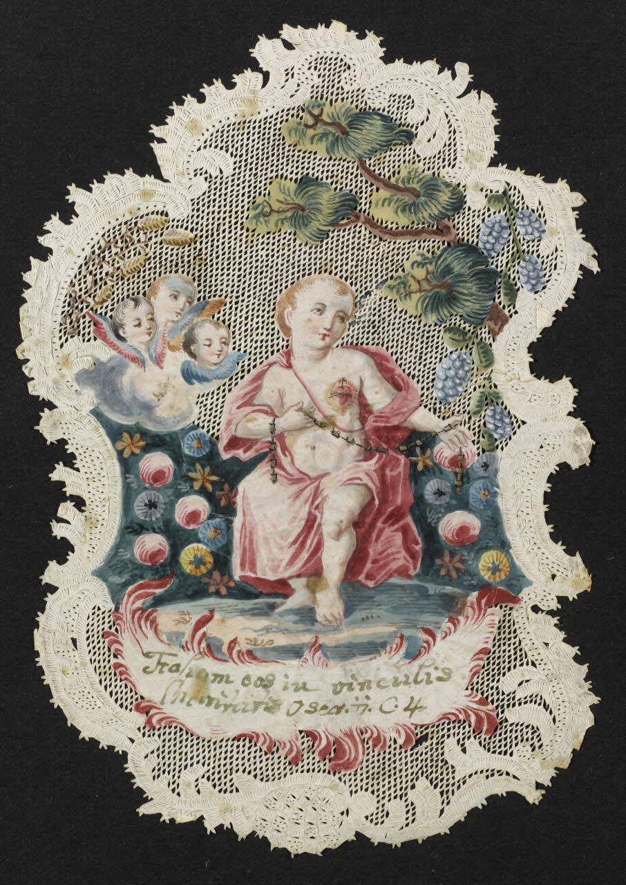canivet, dessin Traham eos in vinculis  Caritatis Osea. 11. C. 4 1990.5.73 Photo RMN-Grand Palais (Mucem)