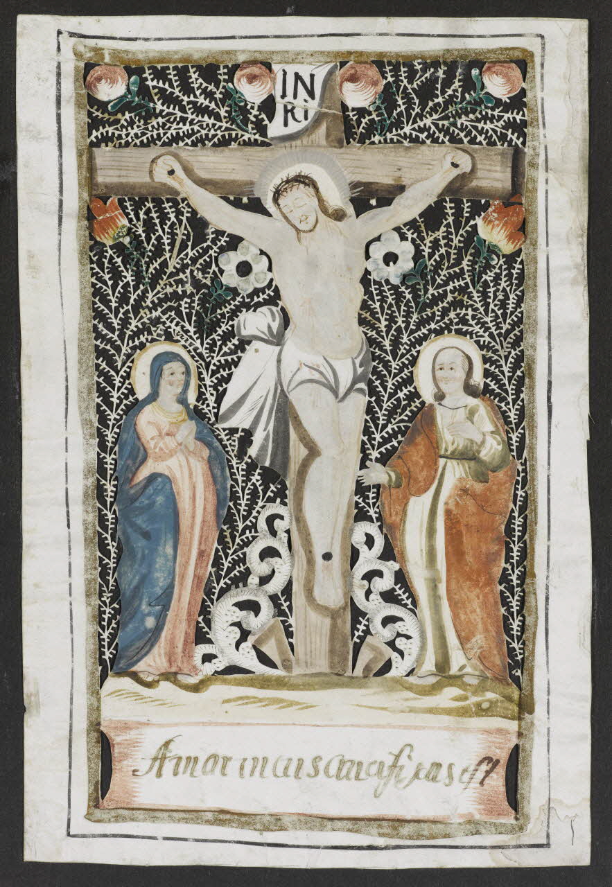 canivet, dessin Amor meus crucifixus est 1990.5.86 Photo RMN-Grand Palais (Mucem)