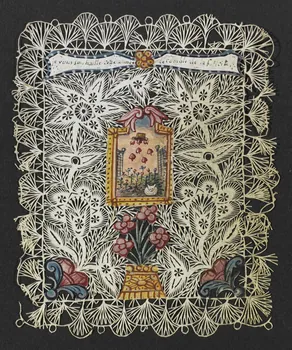 canivet, dessin je vous souhaitte (sic) cette année Le comble de la felicité (sic) 1990.5.97  Photo RMN-Grand Palais (Mucem)