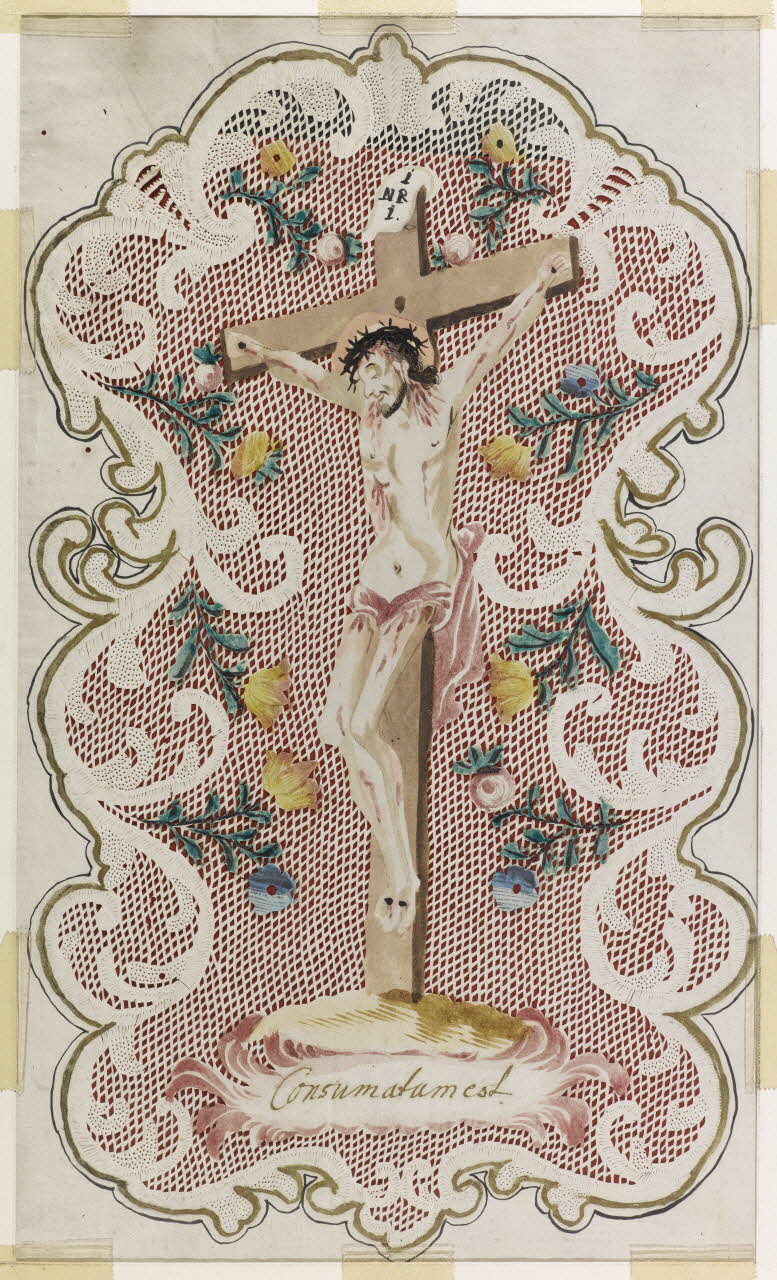 canivet, dessin Consumatum est 1990.5.111 Photo RMN-Grand Palais (Mucem)