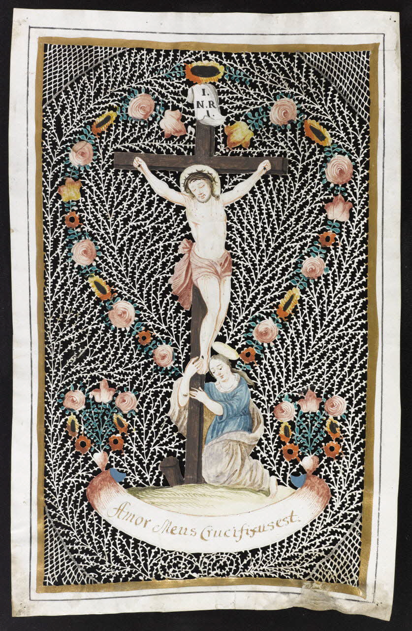 canivet, dessin Amor Meus Crucifixus est. 1990.5.115 Photo RMN-Grand Palais (Mucem)
