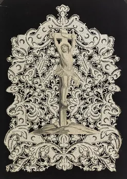 canivet, estampe Crucifixion dans un décor végétal 1990.5.131 Photo RMN-Grand Palais (Mucem)