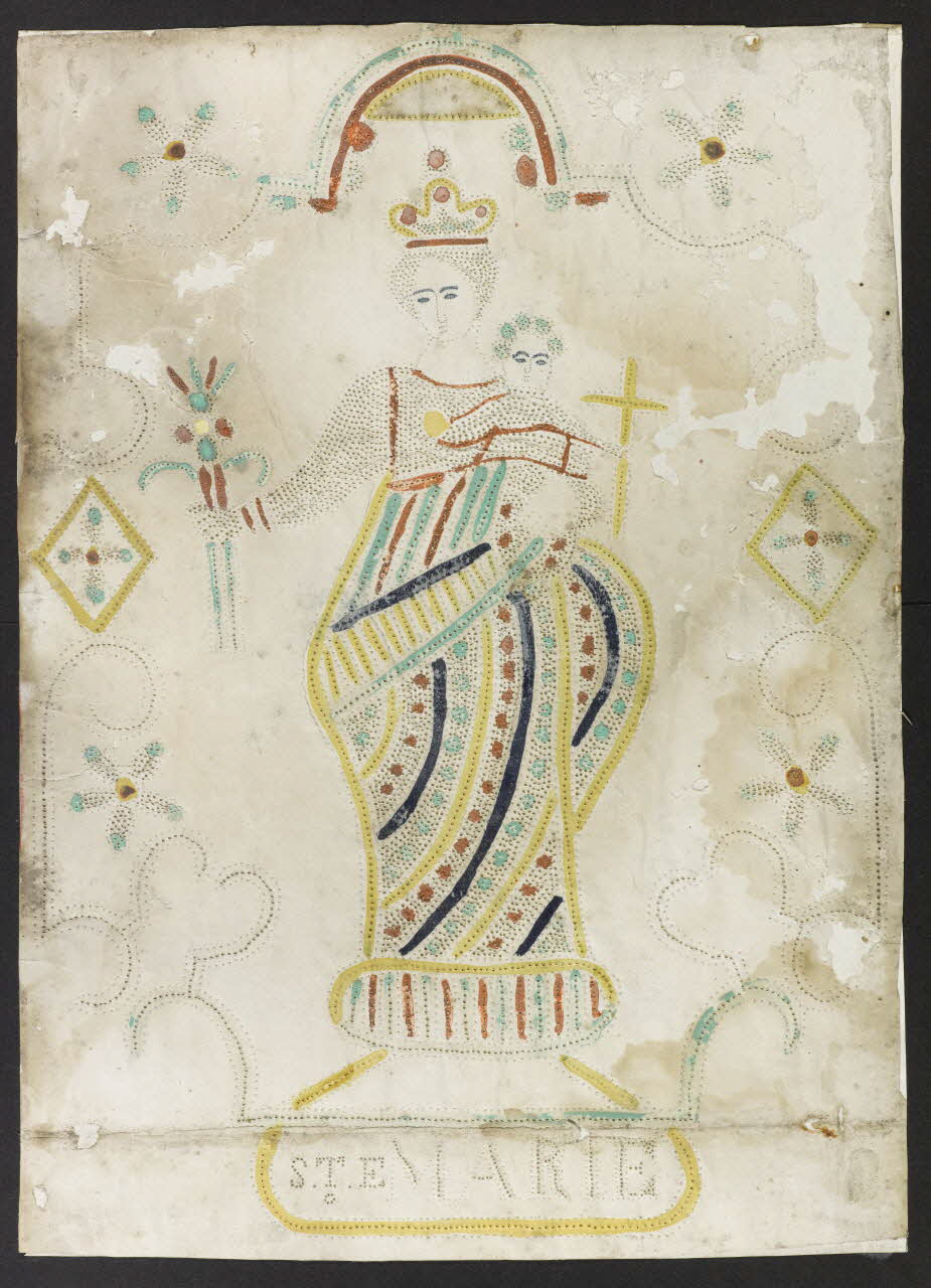 piquage, dessin, canivet S.T.E MARIE 1990.5.132 Photo RMN-Grand Palais (Mucem)