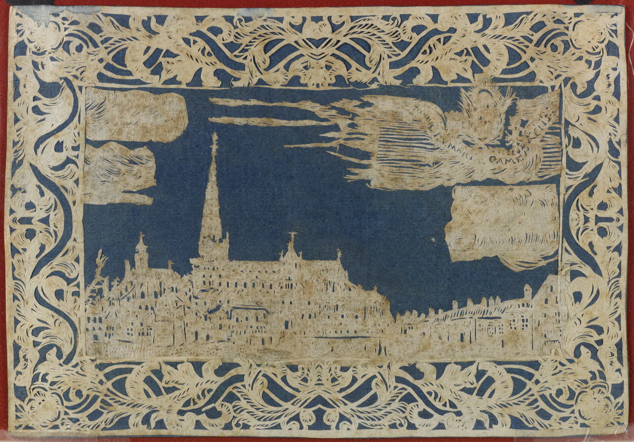 canivet Vue de Cambrai avec l'ancienne cathédrale 1990.5.135 Photo RMN-Grand Palais (Mucem)