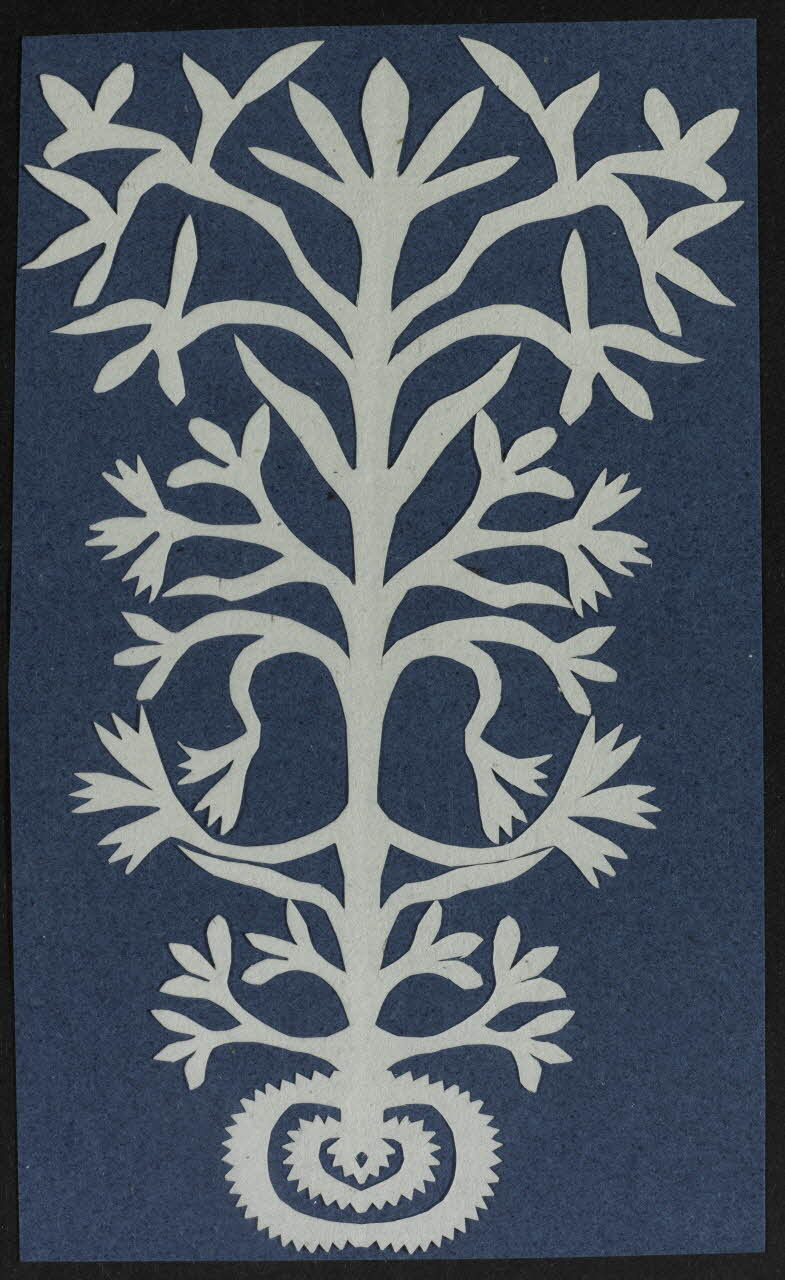 découpage Végétal stylisé 1990.5.162 Photo RMN-Grand Palais (Mucem)