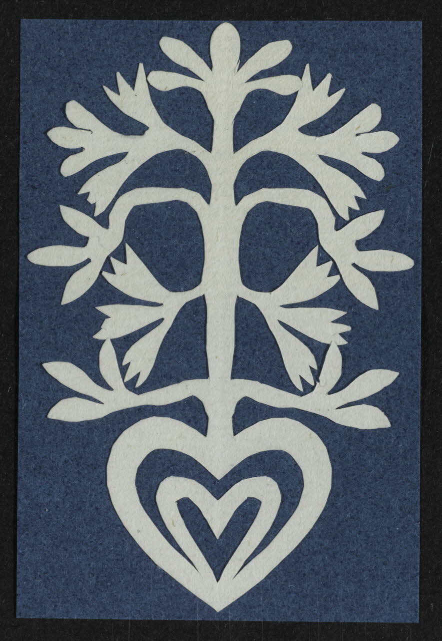 découpage Végétal stylisé 1990.5.165 Photo RMN-Grand Palais (Mucem)