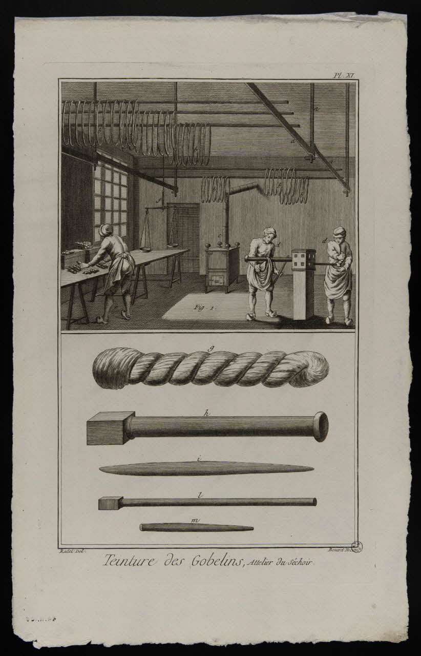 estampe Teinture des Gobelins 1954.11.105 Photo