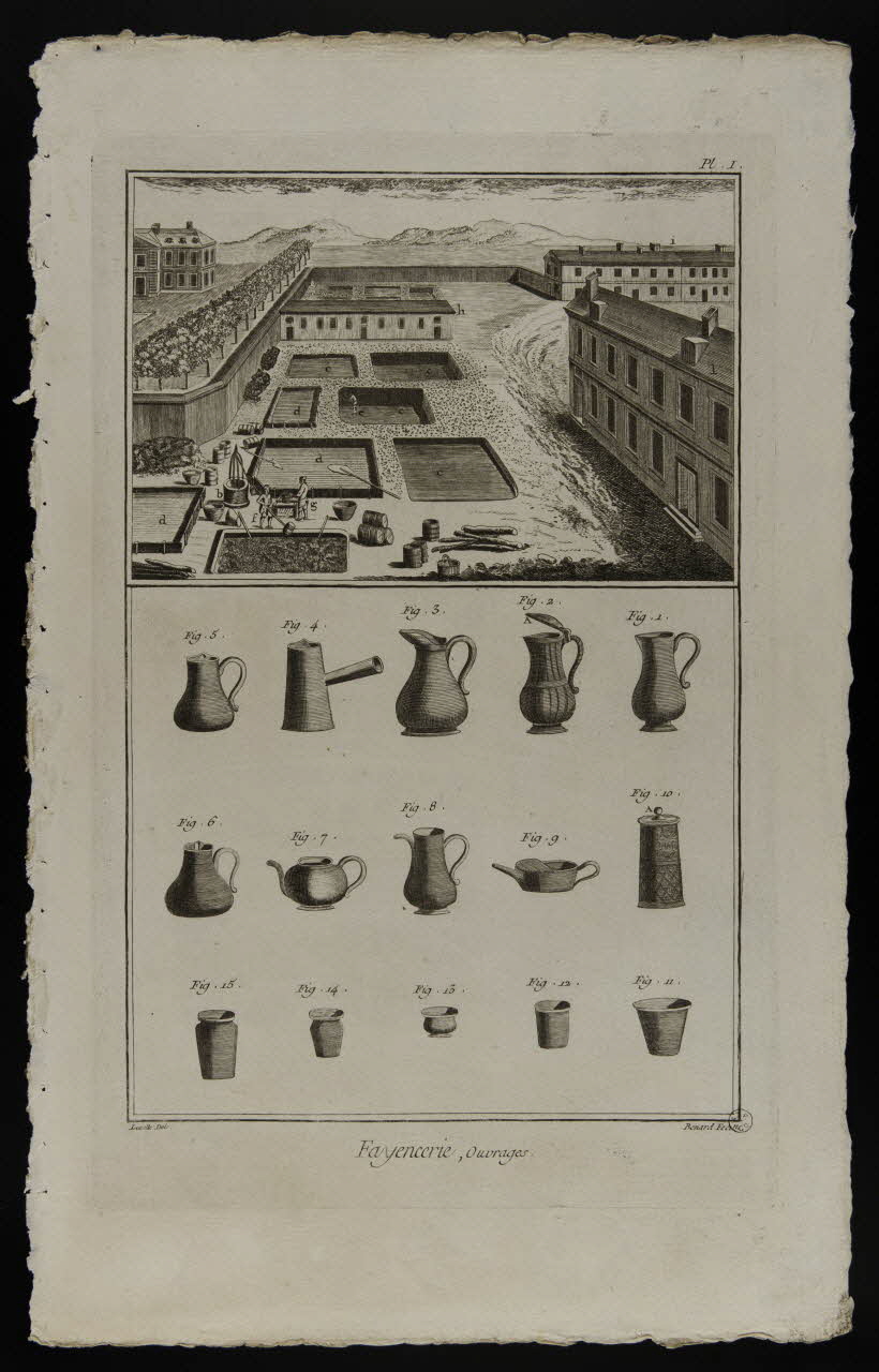 estampe Fayencerie, Ouvrages. 1954.11.132 Photo