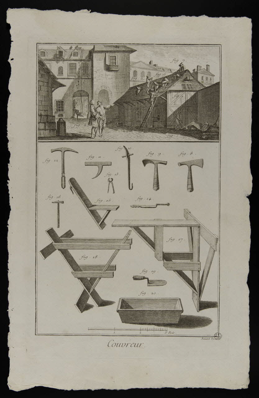 estampe Couvreur. 1954.11.147 Photo