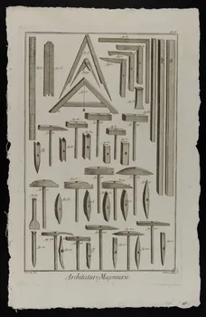 estampe Architecture, Maçonnerie. 1954.11.158 Photo