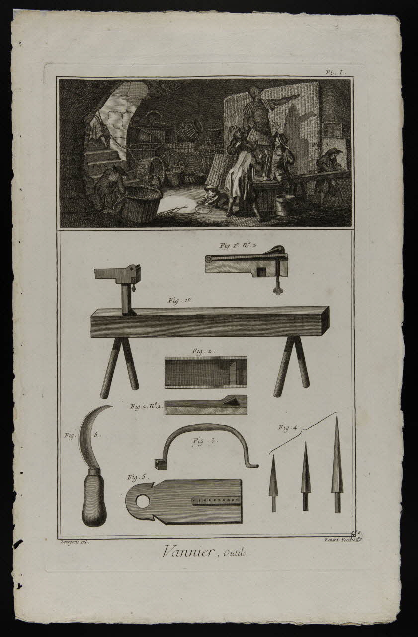 estampe Vannier, Outils. 1954.11.162 Photo