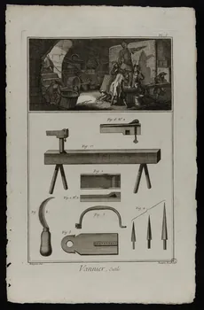 estampe Vannier, Outils. 1954.11.162  Photo