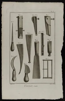 estampe Vannier, Outils. 1954.11.163  Photo