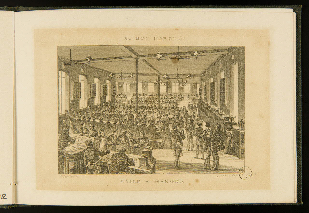 album AU BON MARCHE  SALLE A MANGER 1954.26.36.13 Photo