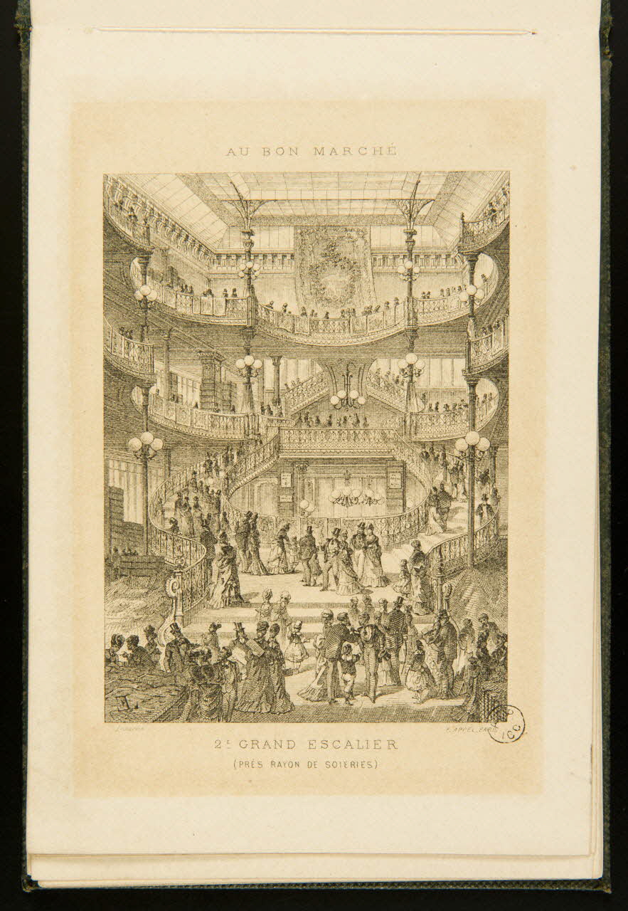 album AU BON MARCHE  2E GRAND ESCALIER  (PRES RAYON DE SOIERIES) 1954.26.36.4 Photo
