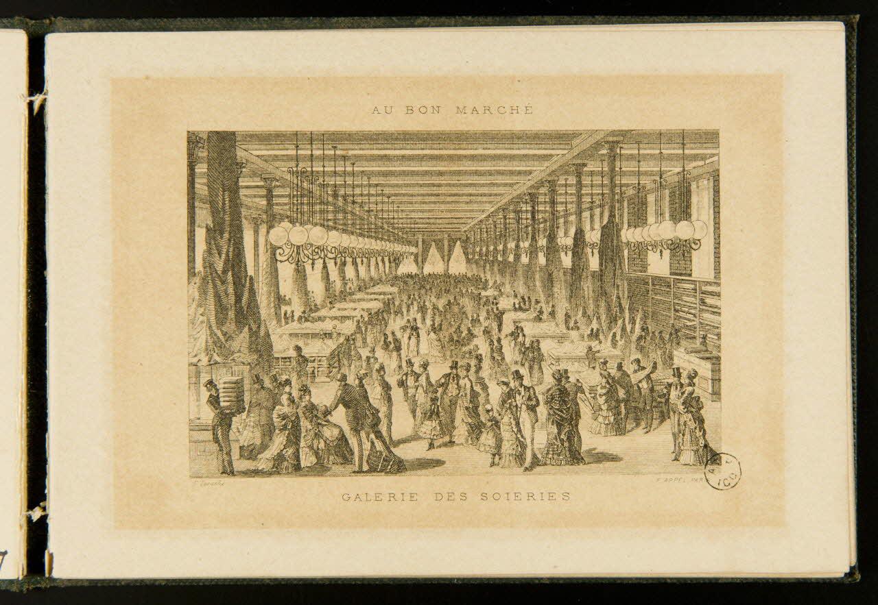 album AU BON MARCHE  GALERIE DES SOIERIES 1954.26.36.8 Photo