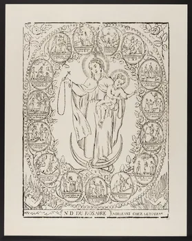 estampe N.D. DU ROSAIRE 1954.41.2 Photo