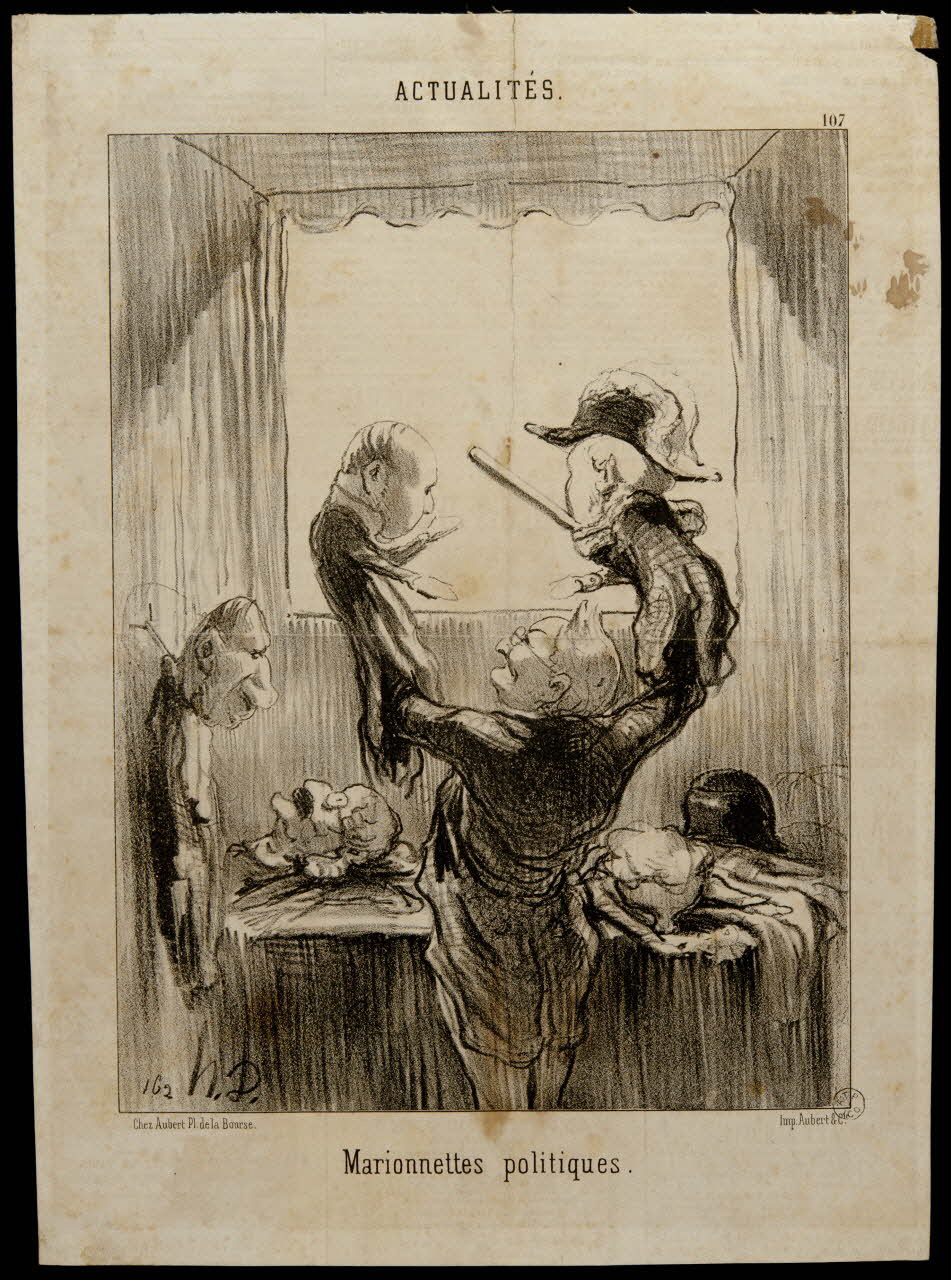 estampe Marionnettes politiques. 1954.5.4 Photo