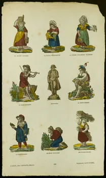 Tellier ; Jean-Baptiste Castiaux ; Blocq imagerie ancienne Figures Lille 1809-1837 1954.60.10 Photo