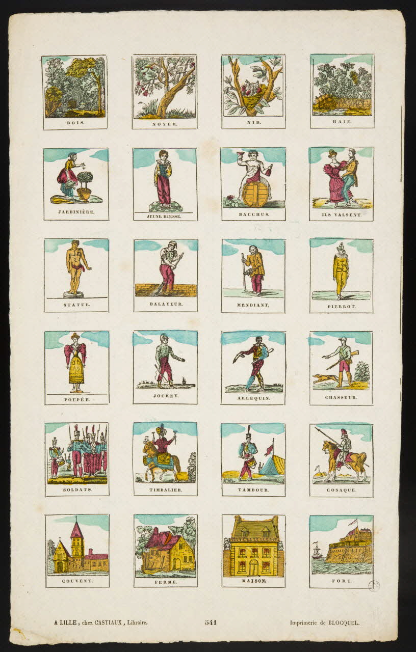 imagerie ancienne Lexique illustré 1954.60.19 Photo