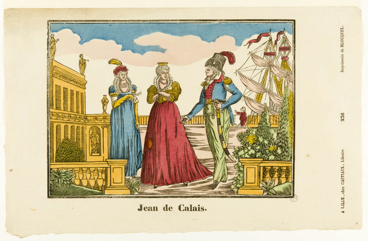 Fleuret ; Jean-Baptiste Castiaux ; Simon-François Blocquel imagerie ancienne Jean de Calais. Lille 1828-1837 1954.60.23 Photo