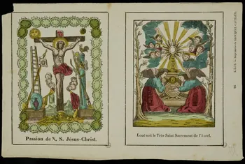 estampe Passion de N.S. Jésus-Christ. 1954.60.34  Photo