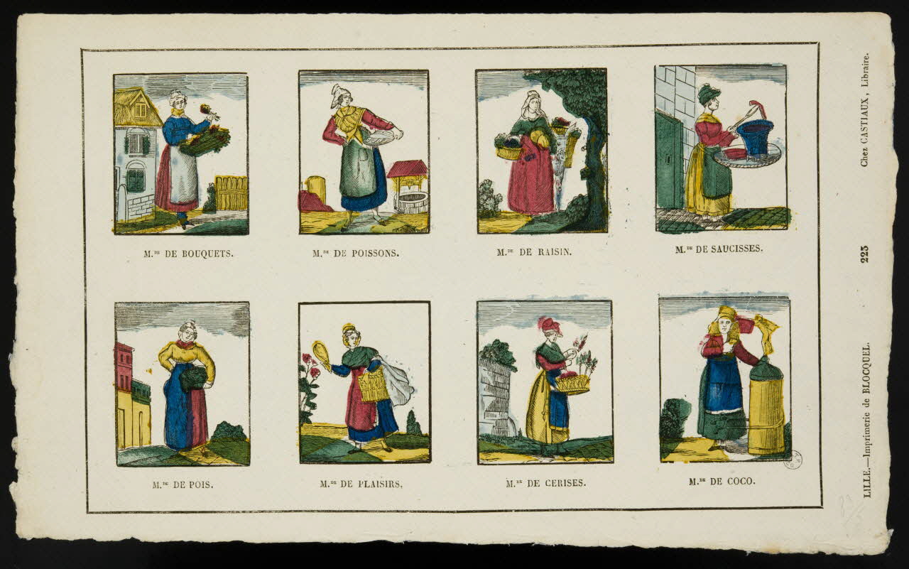 imagerie ancienne Marchandes 1954.60.4 Photo