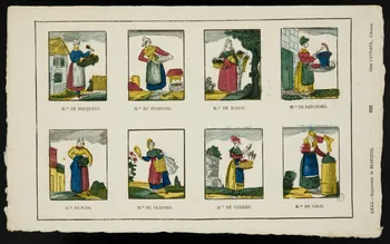 imagerie ancienne Marchandes 1954.60.4 Photo