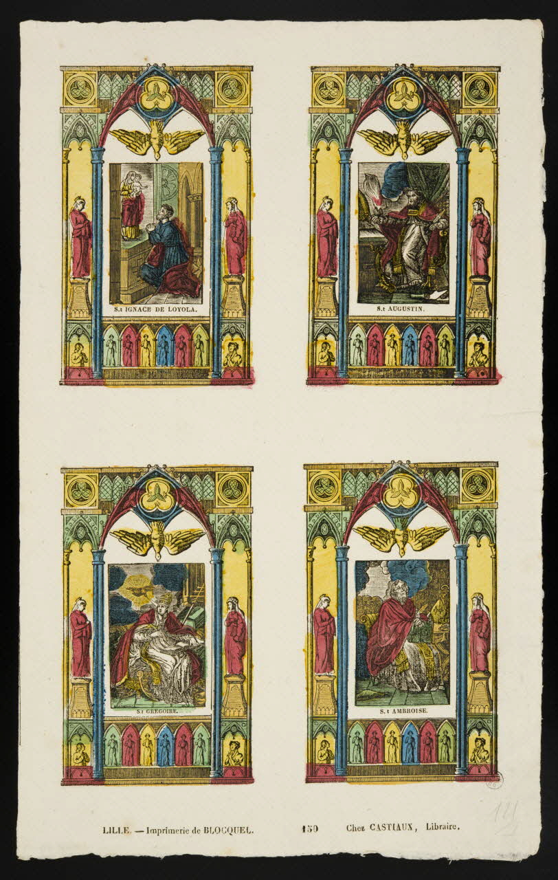 imagerie ancienne Saints 1954.60.43 Photo